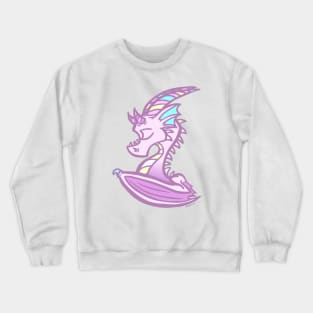 Pretty In Pink Dragon Crewneck Sweatshirt